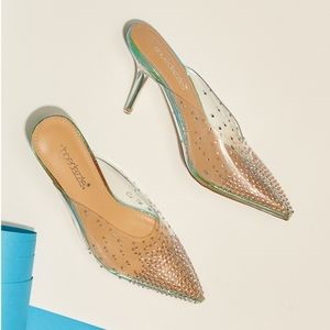 Aderyn Clear Stiletto Pump